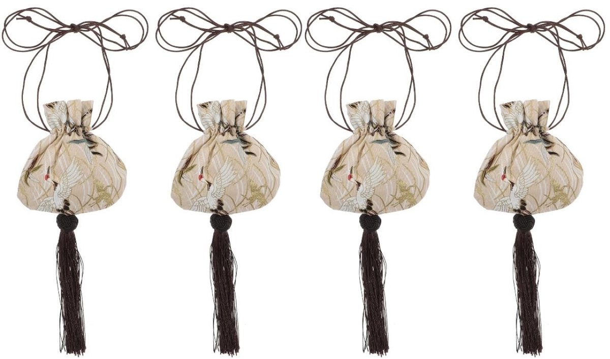 Dailygoods- Geurzakken 4 Stuks - Chinese Stijl - Zijdebrokaat - Decoratie - Ademend - Slijtvast Materiaal - Decoratiezakken