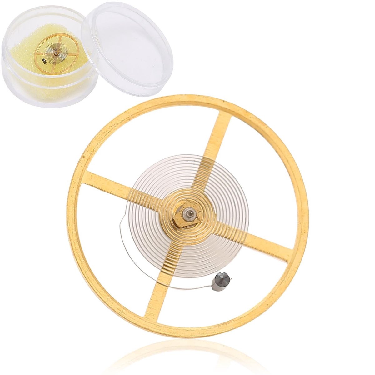 Dailygoods- Balanswiel Veervervanging - Horloge Beweging - Reparatie Accessoires - Geschikt voor 8205 - Precisie Onderdelen - Duurzaam Materiaal