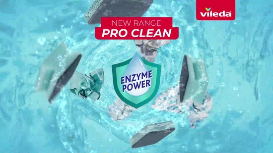 Éponge Clean Vileda Pro avec Enzymes - Lot de 2