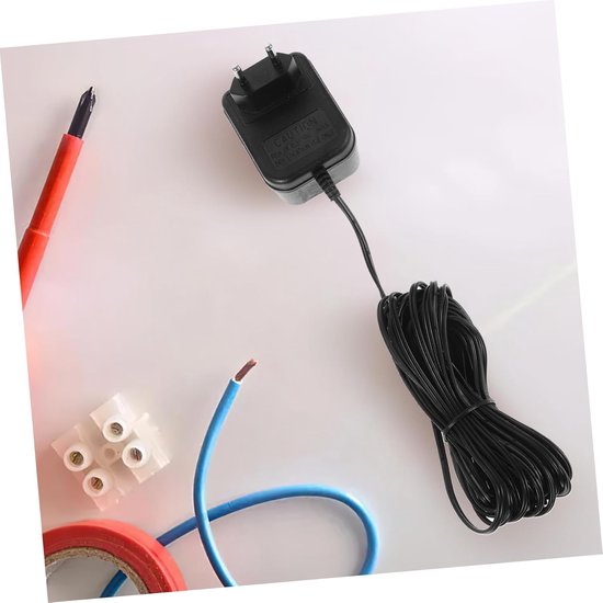 Deurbel Transformator - Stroomadapter - Videodeurbel Voeden - Internationale Veiligheid - 24 Volt - Zwart — afbeelding 4