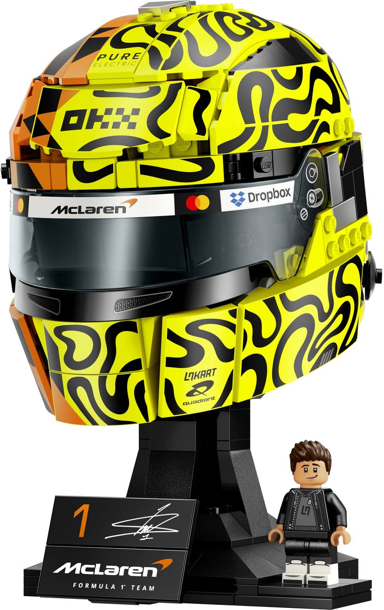 LEGO Editions McLaren Mastercard F1 Team Helm van Lando Norris Bouwpakket voor Kinderen 43023 — afbeelding 9