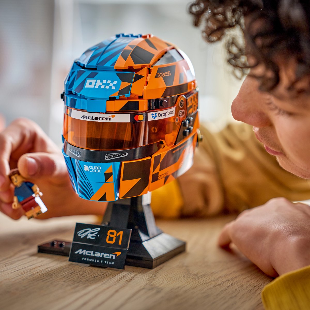 LEGO Editions McLaren Mastercard F1 Team Helm van Oscar Piastri Bouwpakket voor Kinderen 43017 — afbeelding 7