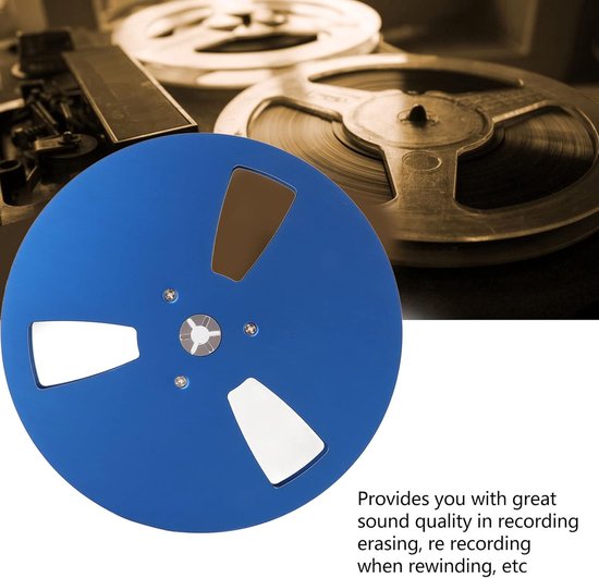 Tape Spoel - Opname Spoel - Muziek Opnemen - Aluminium Legering - 7 Inch - Blauw — afbeelding 2