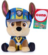 GUND PAW Patrol - De Dino Film Knuffel van Chase, officieel gelicentieerde knuffel, filmmerchandise, 15,2 cm