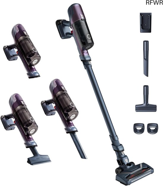 Rowenta X-pert 6.60 Essential RH6838, Snoerloze steelstofzuiger, automatische snelheidsinstellingen, tot 45 minuten autonomie, verwijderbare batterij, lichtgewicht ontwerp, kruimeldief