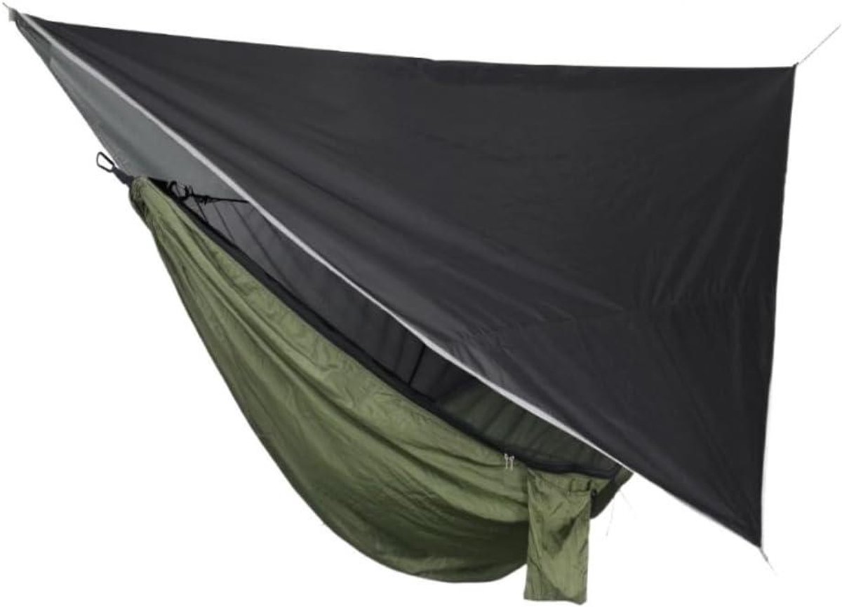 Kampeer Hangmat - Buitenbed - Ontspannen Buiten - Met Klamboe - 1.5 kg - Diverse Kleuren