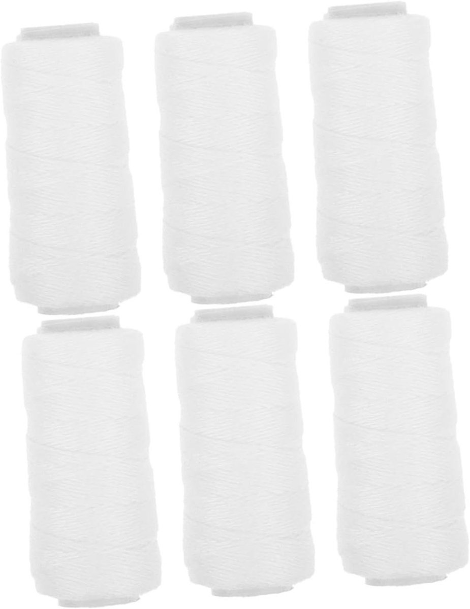 WOONEKY 6 Cotton Facial Hair Threading Wire Soft Strong for Precision Epilation Eyebrows Face Hair Removal Suitable for Precise Wire Hair Removal