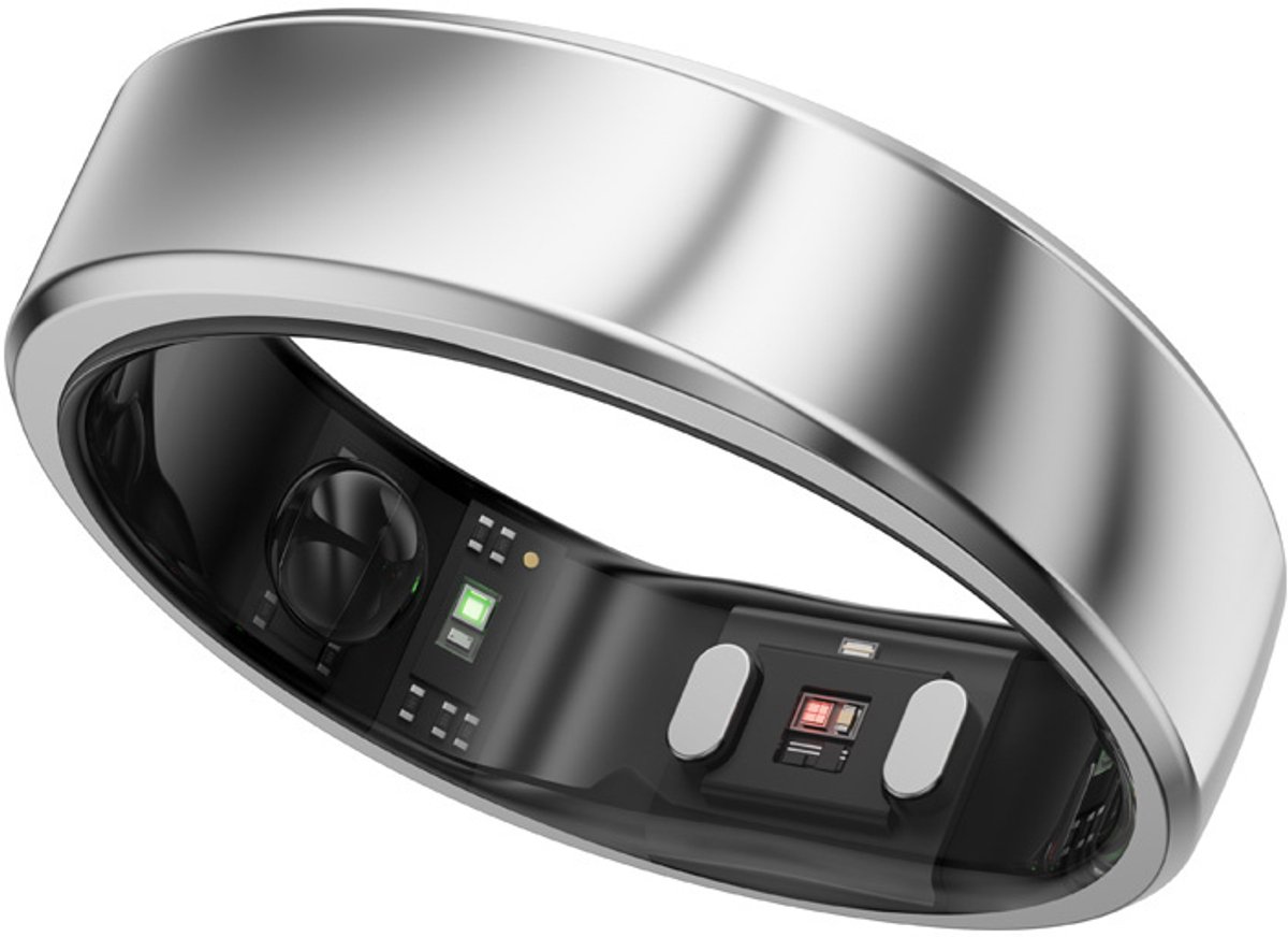 Ringconn Smart Ring Gen 2 Air | Maat-#9 | Kleur: Zilver