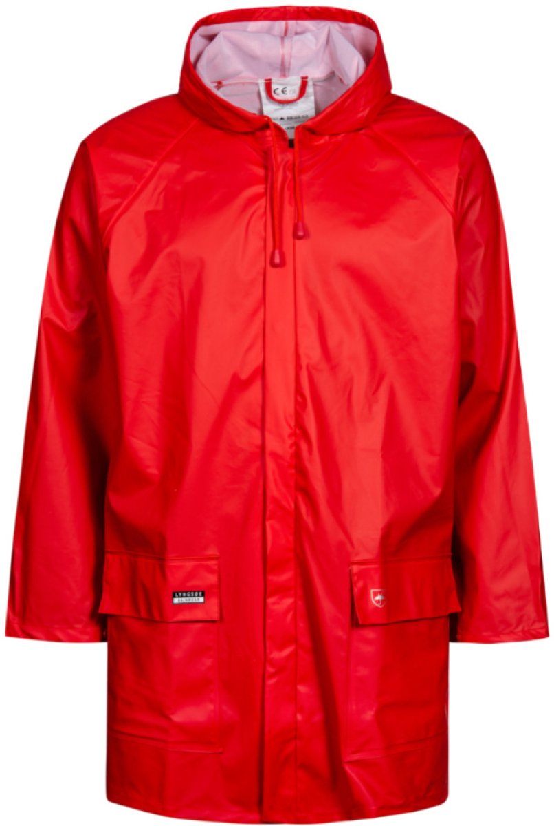 Rode regenjas van Lyngsøe Rainwear Rood