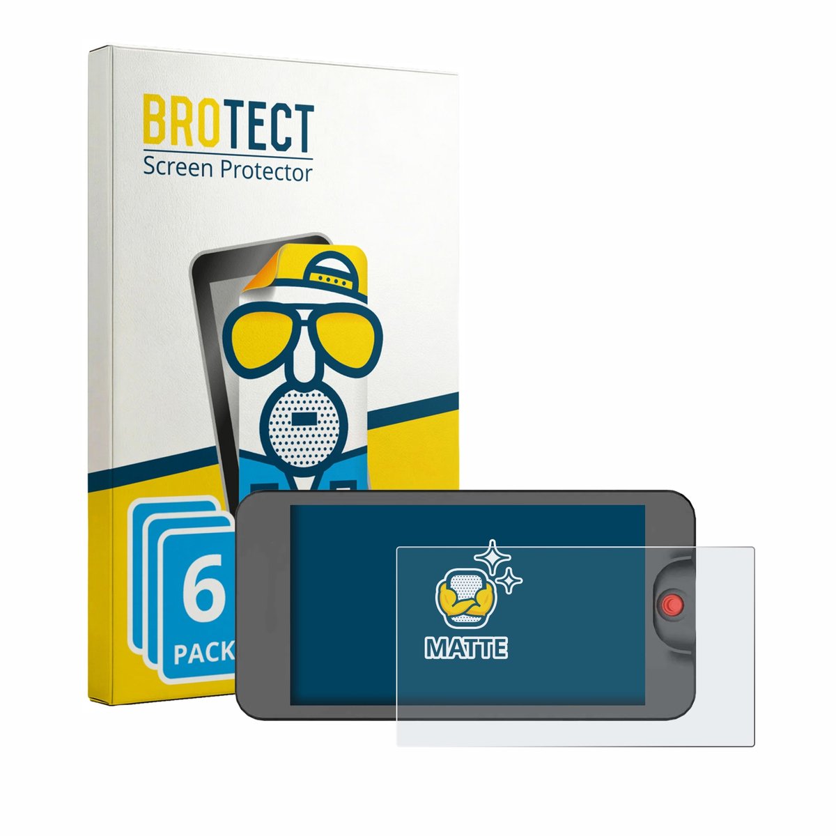 BROTECT - Screenprotector voor Osee T5 Plus - Folie Beschermfolie matte 6 Stuks