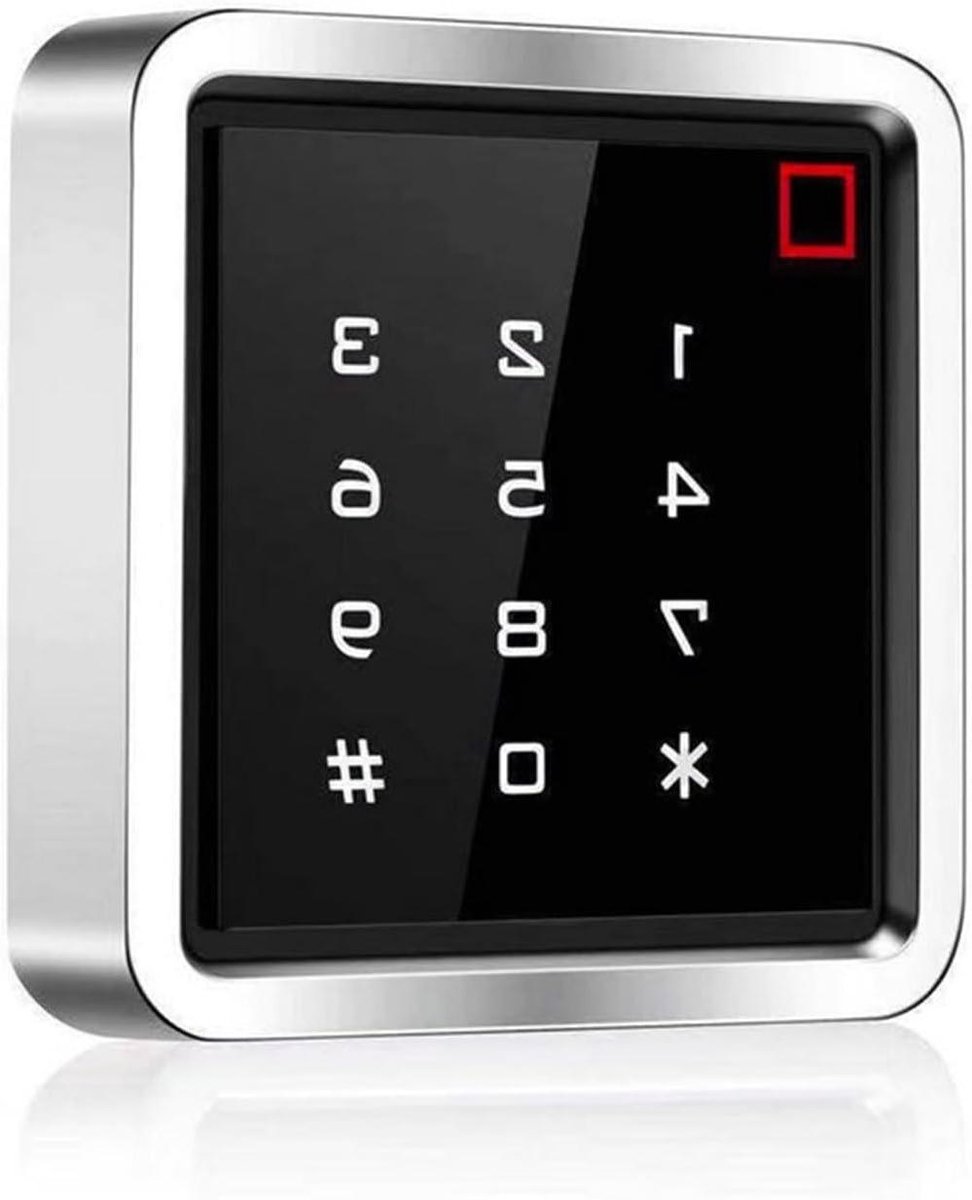 Toegangscontrole Lezer - Kaartlezer Terminal - Beveiligde Toegang - Robuuste Metalen Schaal - 2-5 cm Leesbereik - Zwart