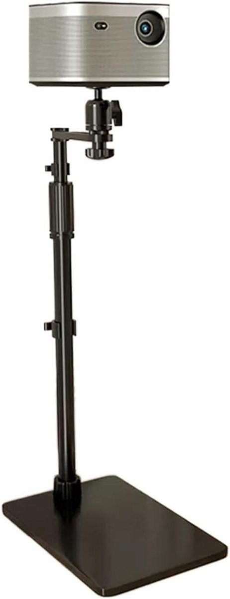 Projector Stand - Vloerbeugel Statief - Thuisbioscoop Creëren - In Hoogte Verstelbaar - 85-150cm Hoog - Zwart