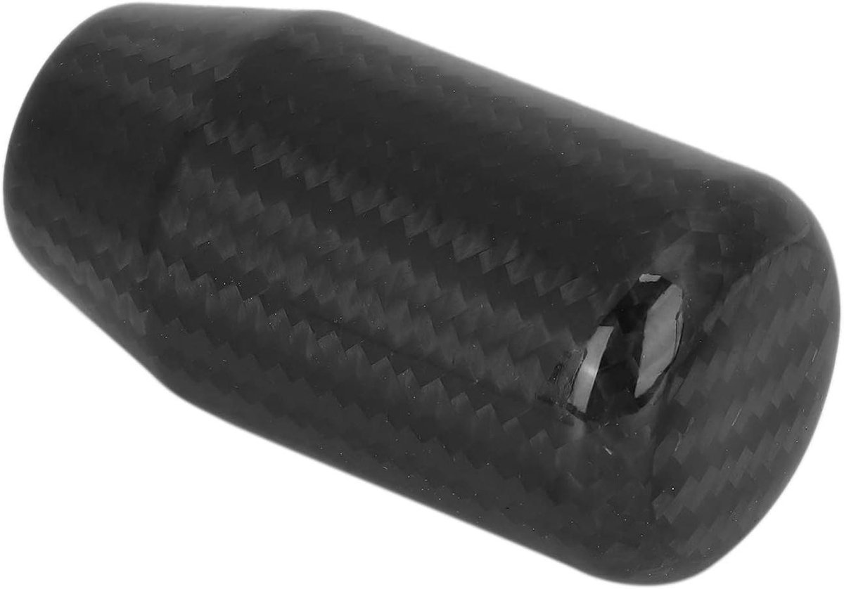 Versnellingspook Koolstofvezel - Schakelknop Pook - Auto Verbeteren - Duurzaam Koolstofvezel - 9L x 4B cm - Zwart