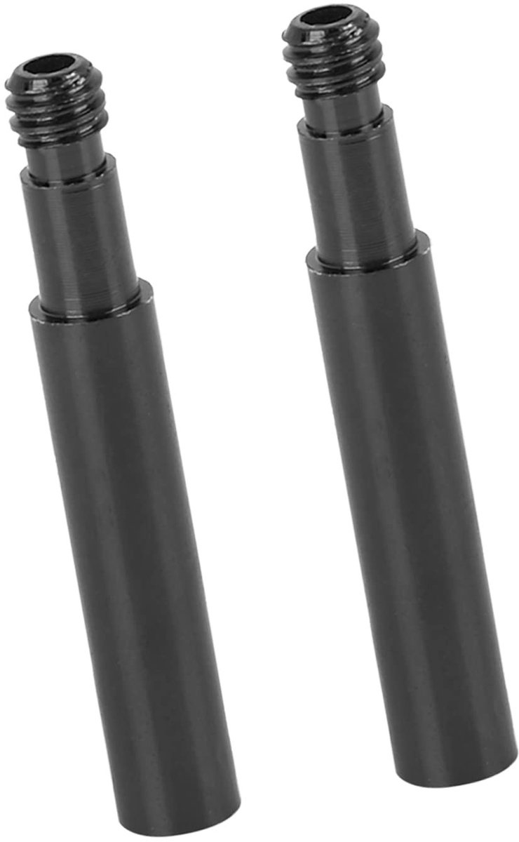 Dailygoods- Ventielverlenging 40 mm - Aluminiumlegering - Fietspomp - Draagbaar - Duurzaam - 2 Stuks - Fietsventiel