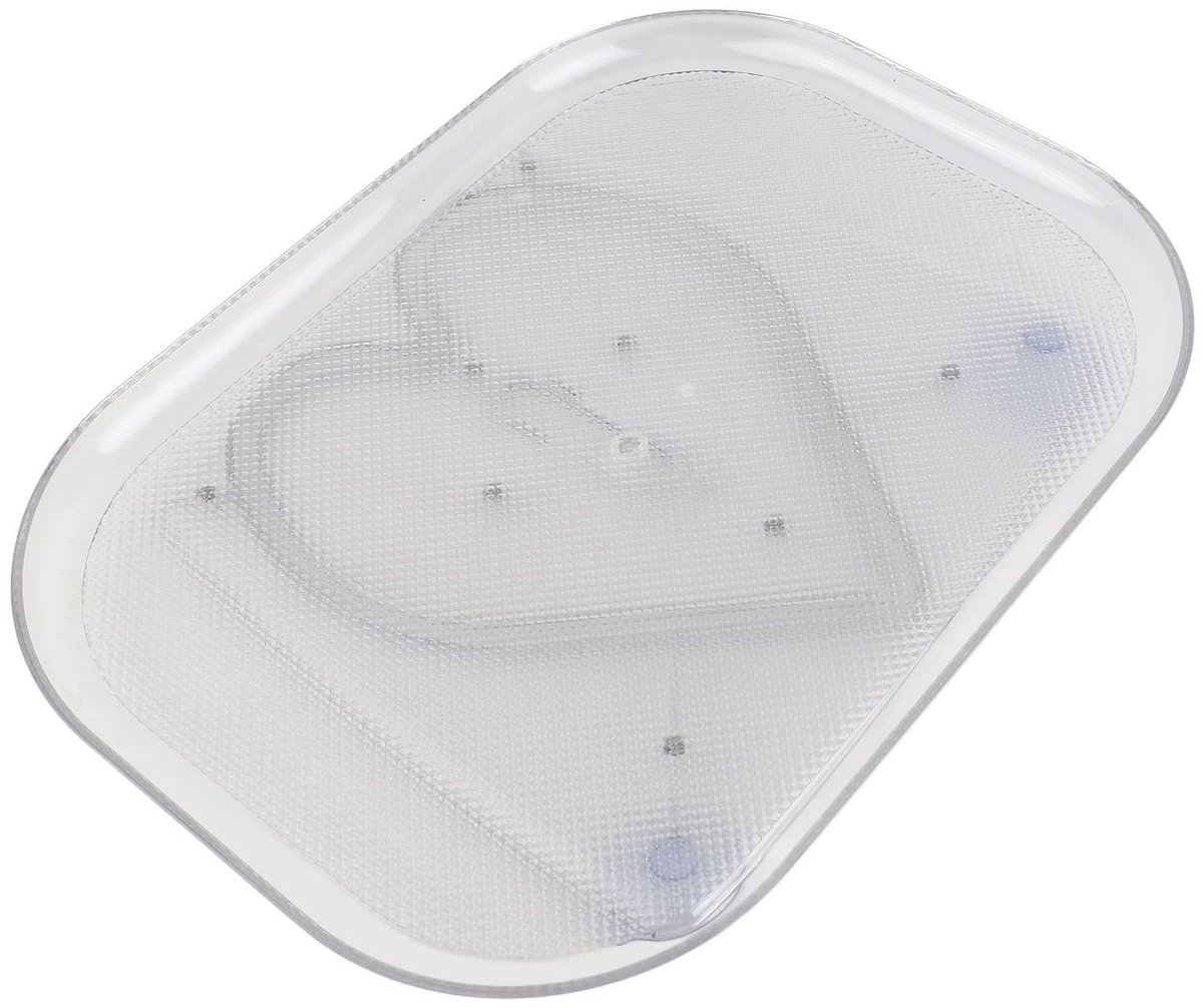Dailygoods- Lazy Susan Organizer - 360° Roterende Draaitafel - Antislip Zuignappen - Transparant - Stevige PC - 300 x 400mm