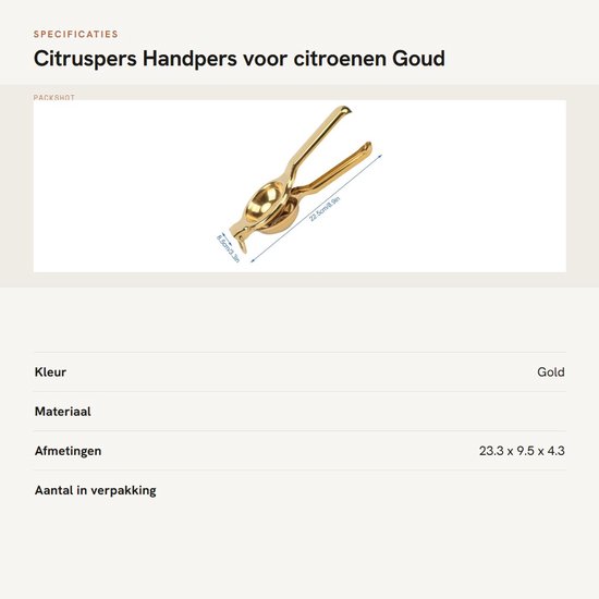 Dailygoods- Citroenpers Ergonomisch - Draagbare Sapcentrifuge - Ultralange Handgreep - 50% Meer Kracht - Keukenaccessoire - Eenvoudig in Gebruik van Dailygoods — afbeelding 2
