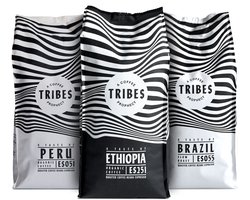 Tribes Coffee - koffiebonen proefpakket - 3kg koffie - Peru & Ethiopia & Brazil