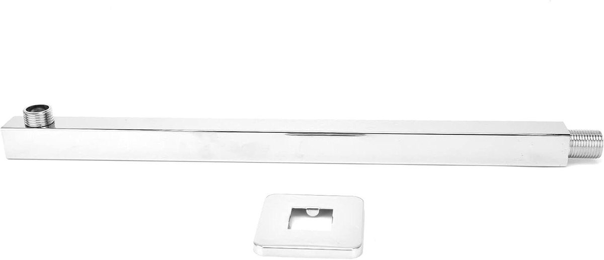 G1/2 inch roestvrijstalen douchekopverlengstang, wandgemonteerde regendouchearm met chrome