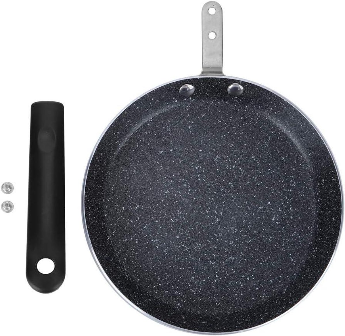 Pannenkoekenpan - Omelet Pan - Ontbijt Maken - Niet-klevende Coating - 6 inch - Zwart
