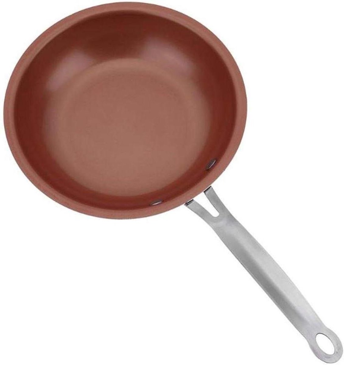 Kookpan Steelpan Wok Lekker Koken Keramische Coating 24cm Zwart
