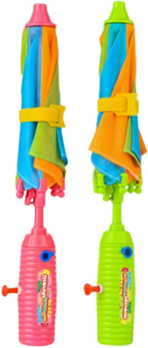 Kinderen Sproei Speelgoed - Waterkanon - Zomerse Pret - Parapluvorm - 32 x 5 cm - Groen