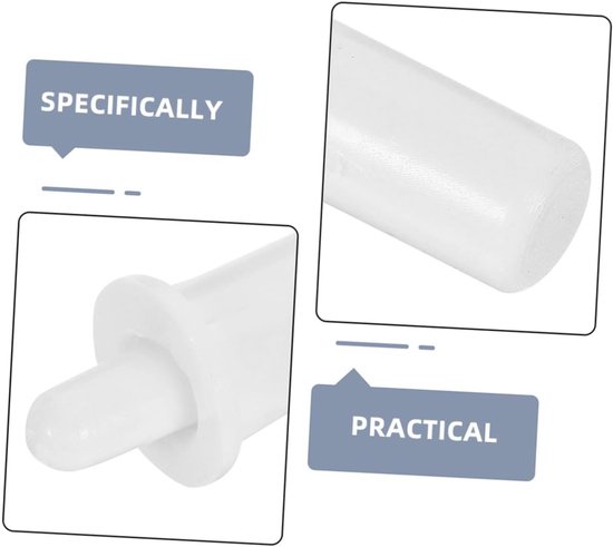 Luiken Reparatie Set - Bevestigingsmiddelen - Raamluiken Herstellen - Veerbelaste Pinnen - 80 Stuks - Wit — afbeelding 5