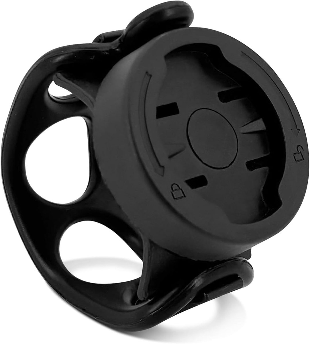 Fietscomputerhouder - Universele Stuurhouder - Veilig Fietsen - 360 Graden Draaibaar - 3x1x6 cm - zwart