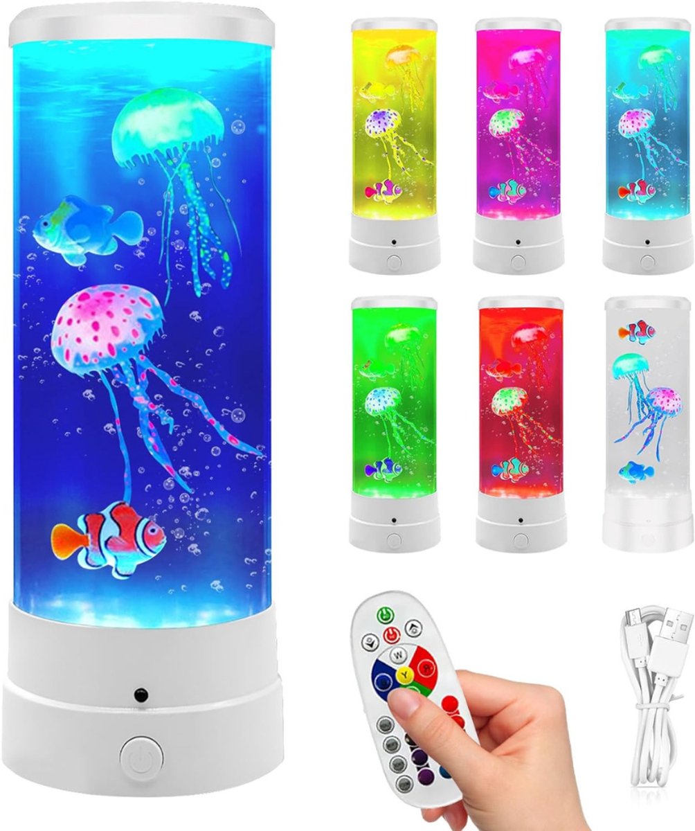 MRKK® Kwallen Lamp - Jellyfish Lavalamp - Nachtlampje