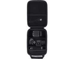 Harde beschermhoes voor digitale camera Sony Alpha 6000/Sony Alpha A7 II III IV - zwart - moderne design.