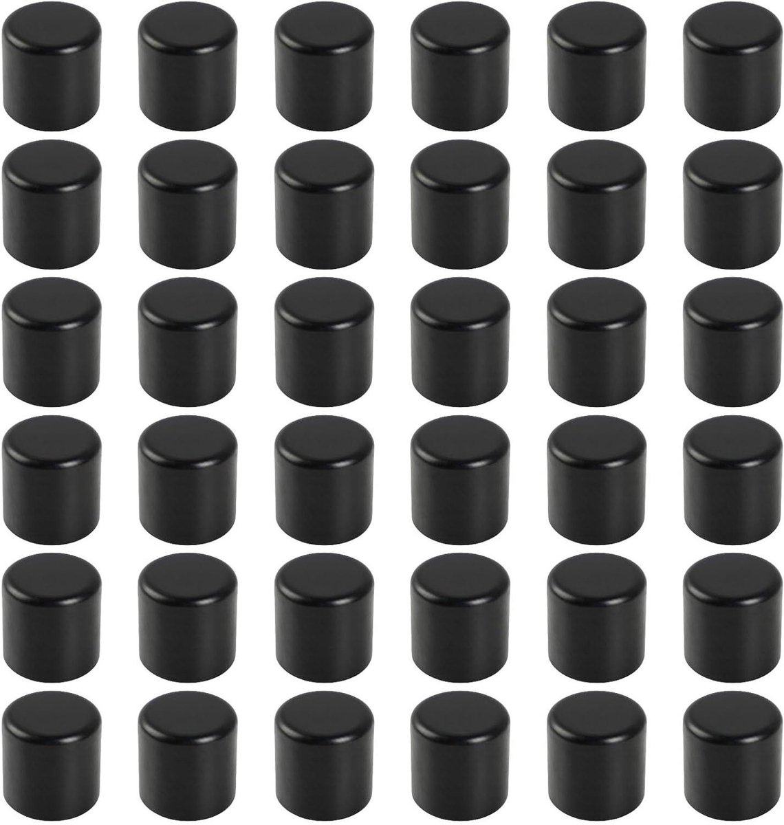 Rubberen stoelpoten - Meubeldopjes Vloerbeschermers - Meubels beschermen - Antislip stabiliteit - 20 mm diameter - Zwart