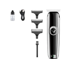 Haarknipper Baardtrimmer - Mini Trimmer - Thuis Knippen - RVS Bladen - 14.5 cm - Zwart