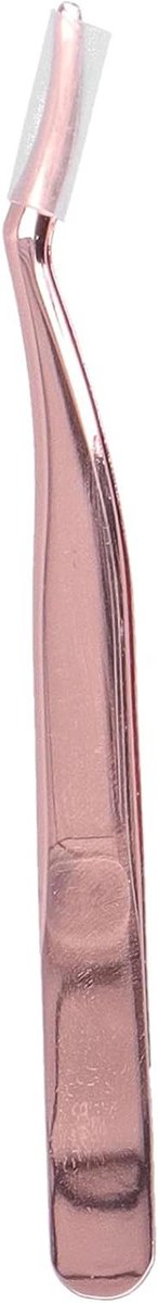 Precisie Pincet - Wimper Pincet Gebogen - Wimpers Aanbrengen - Zacht Punt Ontwerp - 13.1 cm - Rose Gold