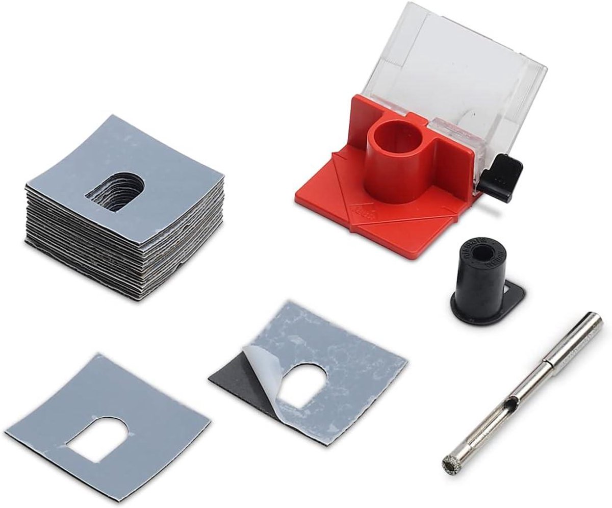 Diamant boorkit - Tegelboor set - Keramische tegels boren - Natsnijboor - 25 mm boordiepte - Zilverkleurig