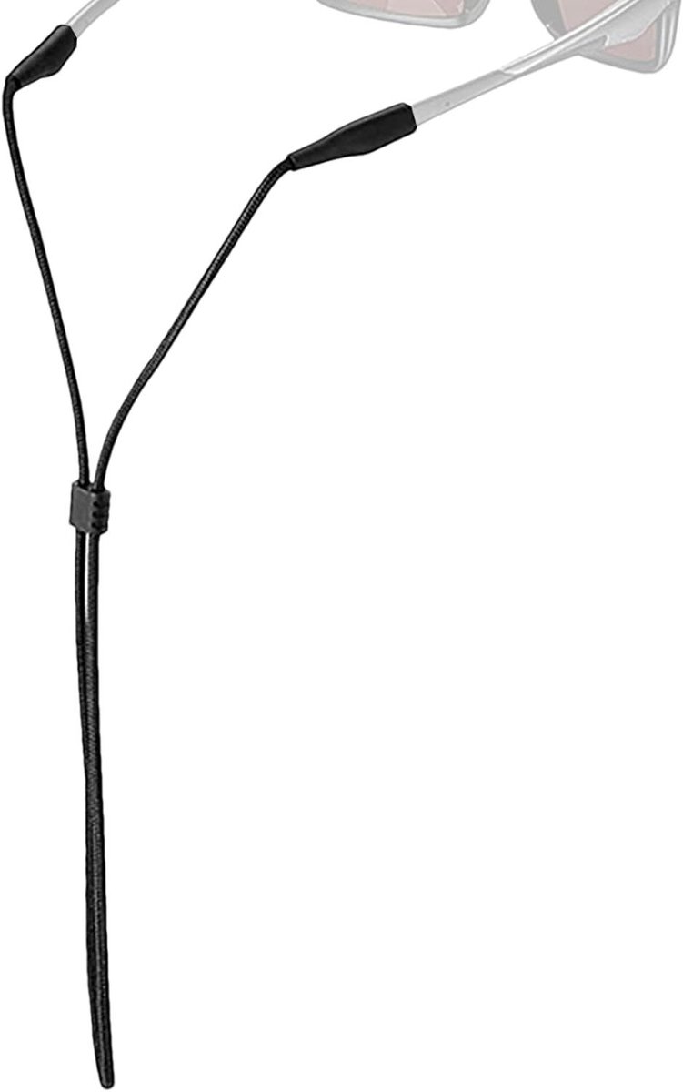 Brilhouder Koord - Brillenband Anti-verlies - Veilige Brilhouder - Verstelbaar Siliconen - 70 cm Lengte - Zwart