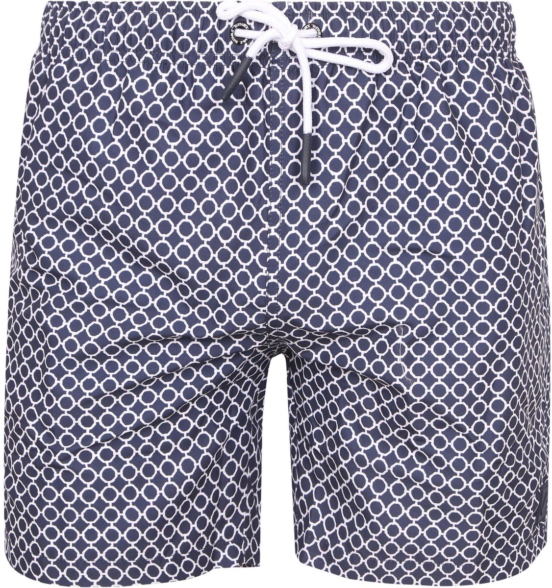 Suitable Zwembroek Circle Chain Donkerblauw (navy) - Maat XL - Heren zwemshort - Sneldrogend