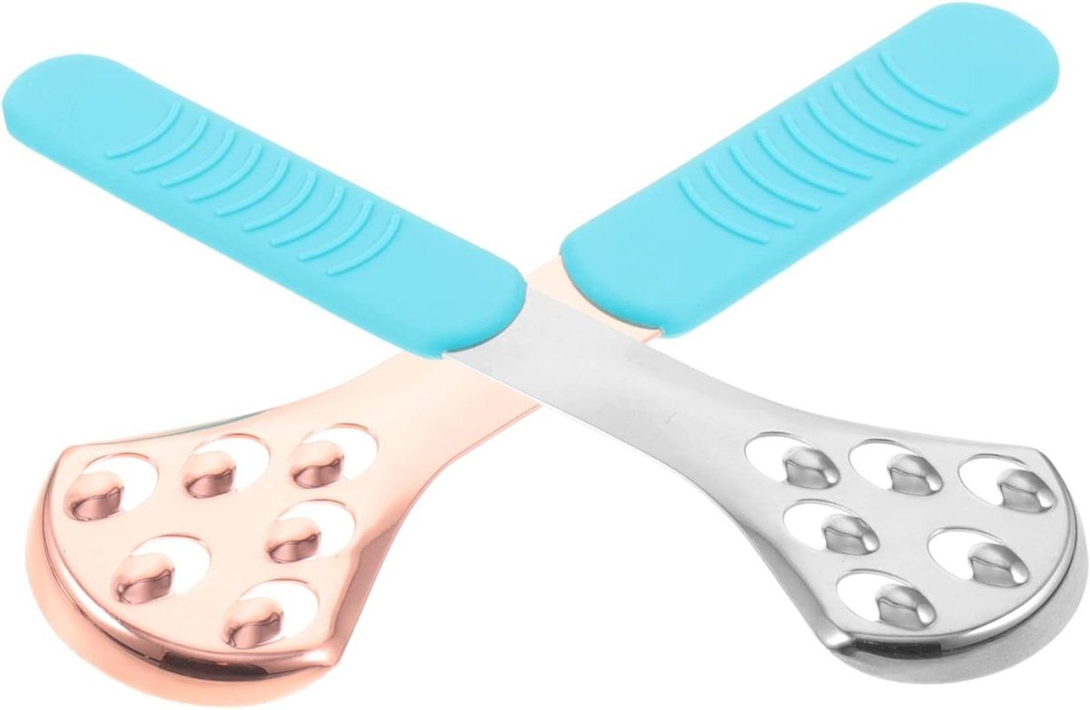 Tongschraper Set - Ademreiniger Mondverzorging - Mondhygiëne Verbeteren - Verwijdert Tandplak - 145 cm - Diverse Kleuren