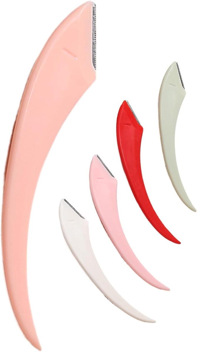 Wenkbrauwtrimmer Set - Gezichtstrimmer Precisie - Precisie Vormgeven - Huidvriendelijk Mesje - 5 Delig - Niet gespecificeerd