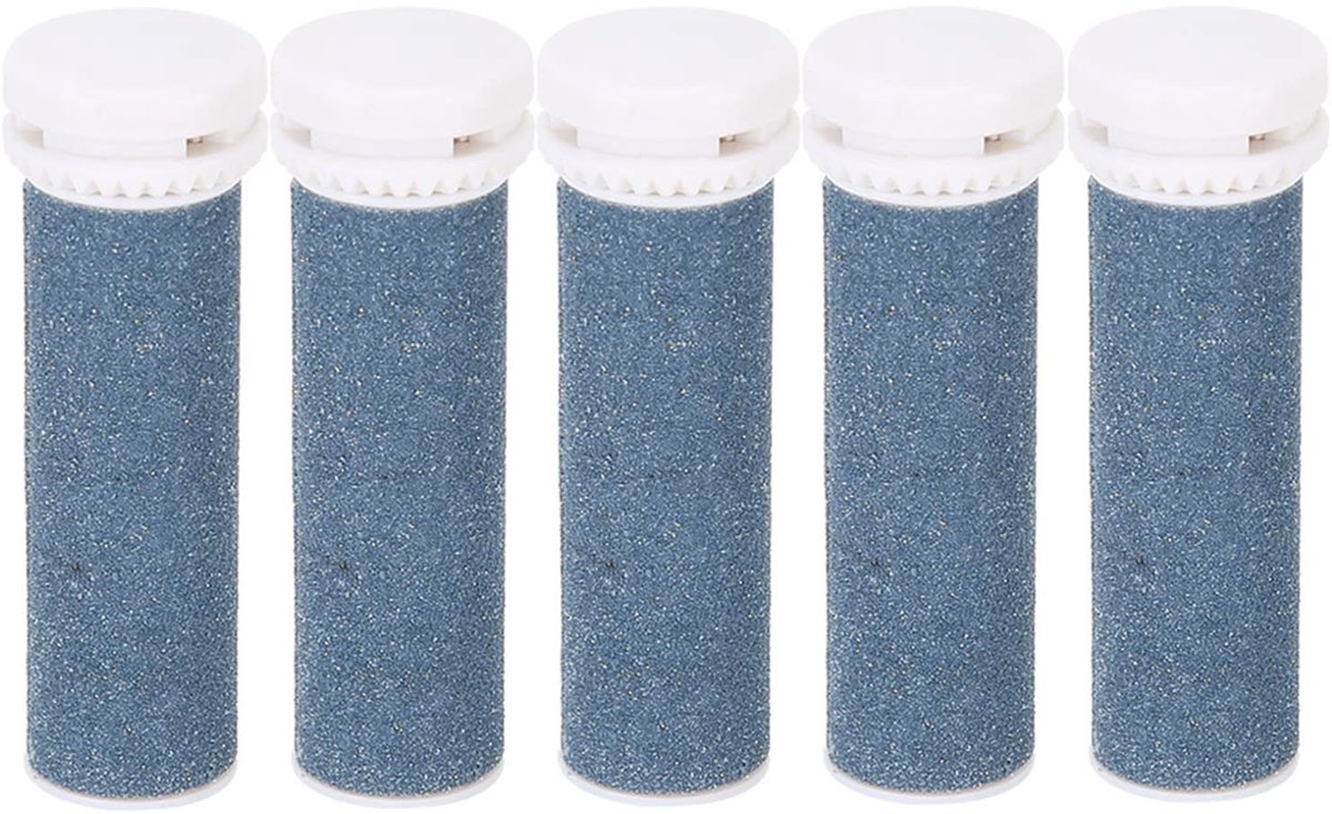 Dailygoody - Vervangende Rollers - Extra Grove Rollers - Voor Voetverzorging - 5 Stuks - Hard Skin Remover - Geschikt voor Mannen en Vrouwen - Wasbaar