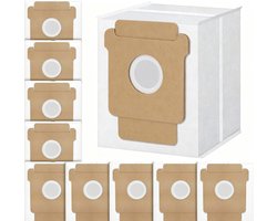 10 stuks stofzakken voor iRobot Roomba Essential 104 Vac/104 Combo/105 Vac/105 Combo/Plus 404/405/505 Combo/504 Vac/Max 705 Vac&Combo/Q0520 robotstofzuiger - wegwerpstofzakken voor Roomba