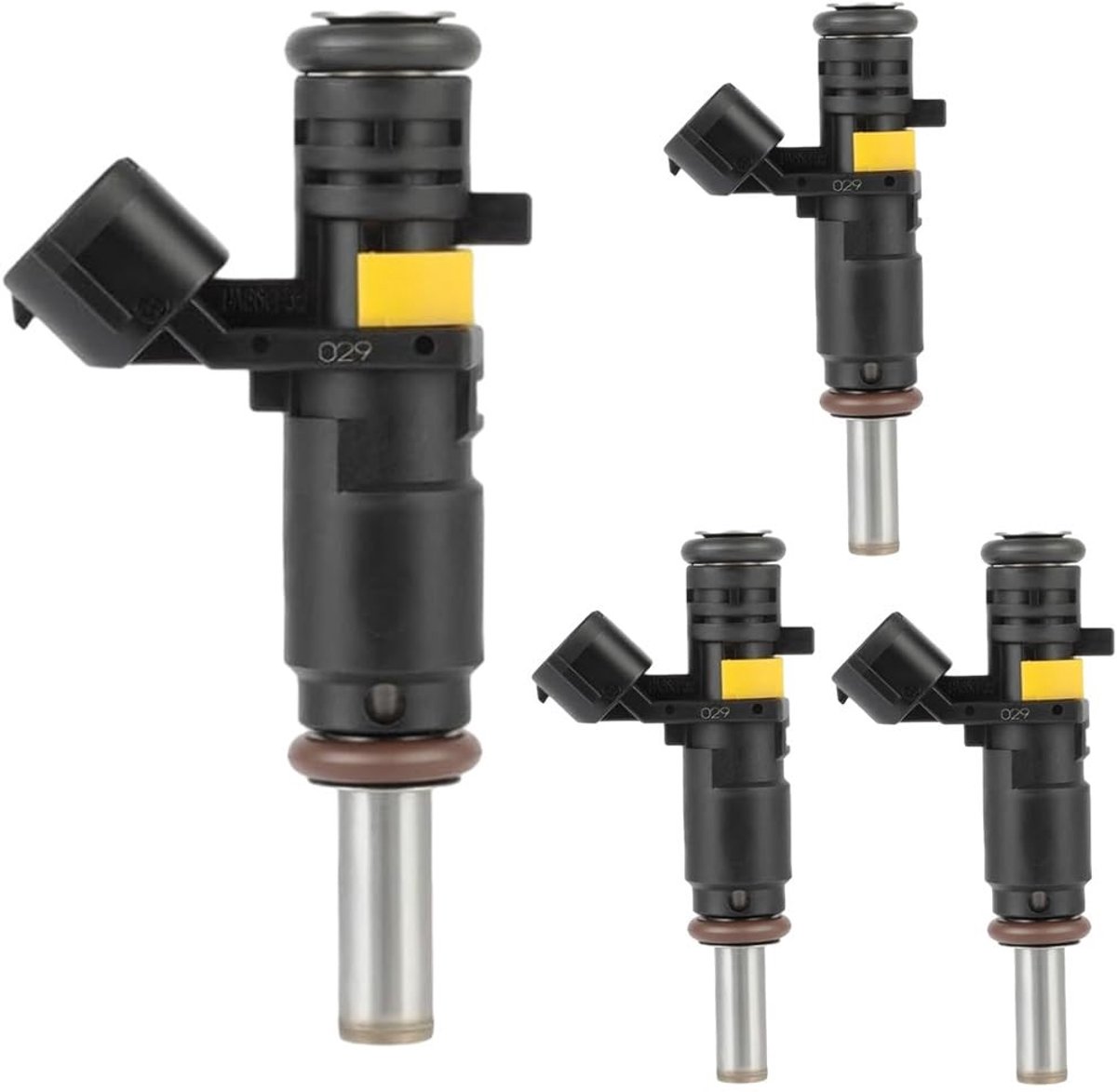 Dailygoody - Injectieklep - Vervangset - 4 Stuks - 2-Pins - Mini Cooper - 1.6 L - 2007-2009 2011-2015 - 13537528176