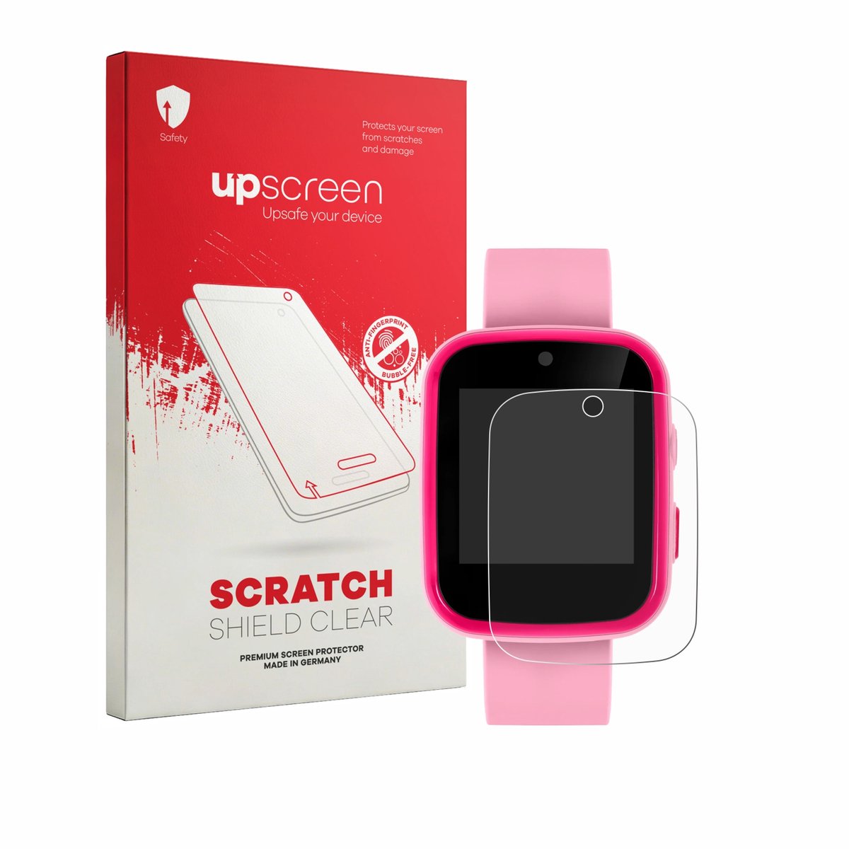 upscreen - Screenprotector voor Tikkers ATK1084 1.4" - Folie Beschermfolie transparant