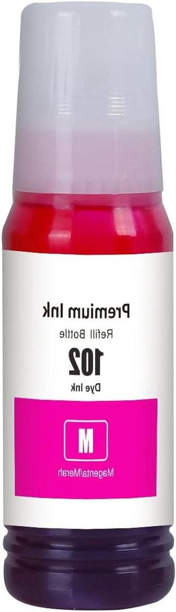 Printerinkt Magenta - Vulling Inkt - Documenten Printen - Hoge Capaciteit - 70 ml - Magenta