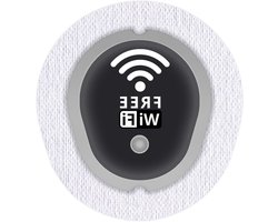 Stickerstickers voor Dexcom G7 Sensor 2x Gratis WiFi myDili diabetes-accessoires kleur zwart