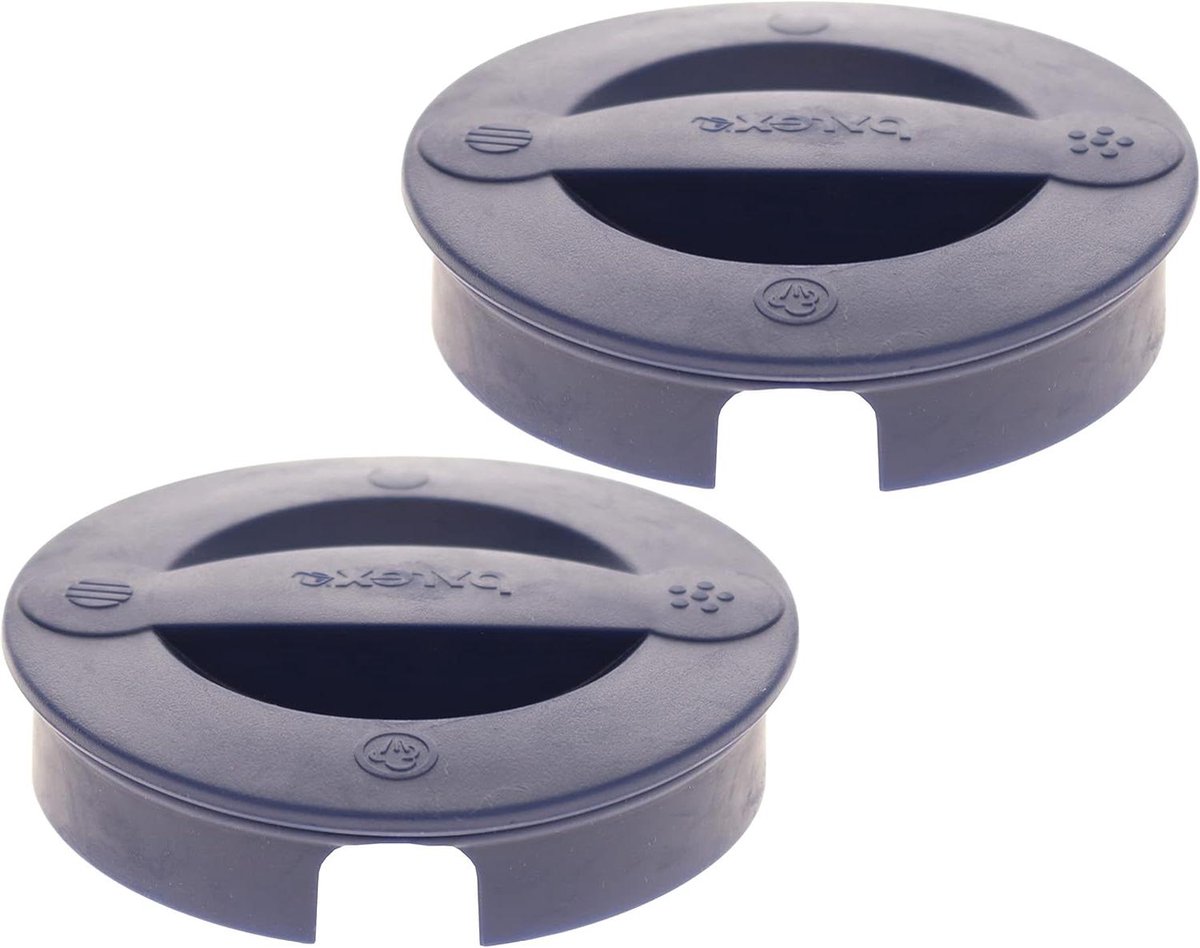 Maatbeker Deksel - Reserve Deksel - Keuken Opslag - BPA-vrij Plastic - 2 Cup - Donkerblauw