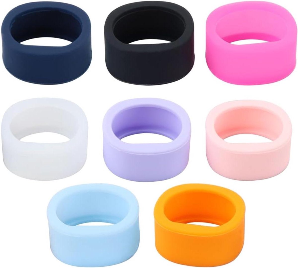 Ring Beschermhoesjes - Ring Covers - Bescherming - Elastisch - 8 stuks - Multicolor