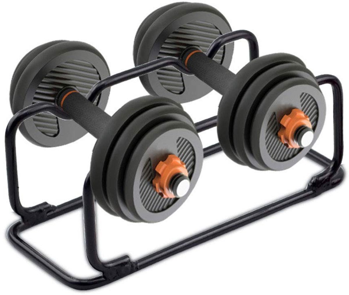 Dailygoody - OmGoods - Dailygoody - Halterrek - Compacte halterstandaard - Versterkt ontwerp - Zwart - Fitnessapparatuur - Geschikt voor thuis - Modern design