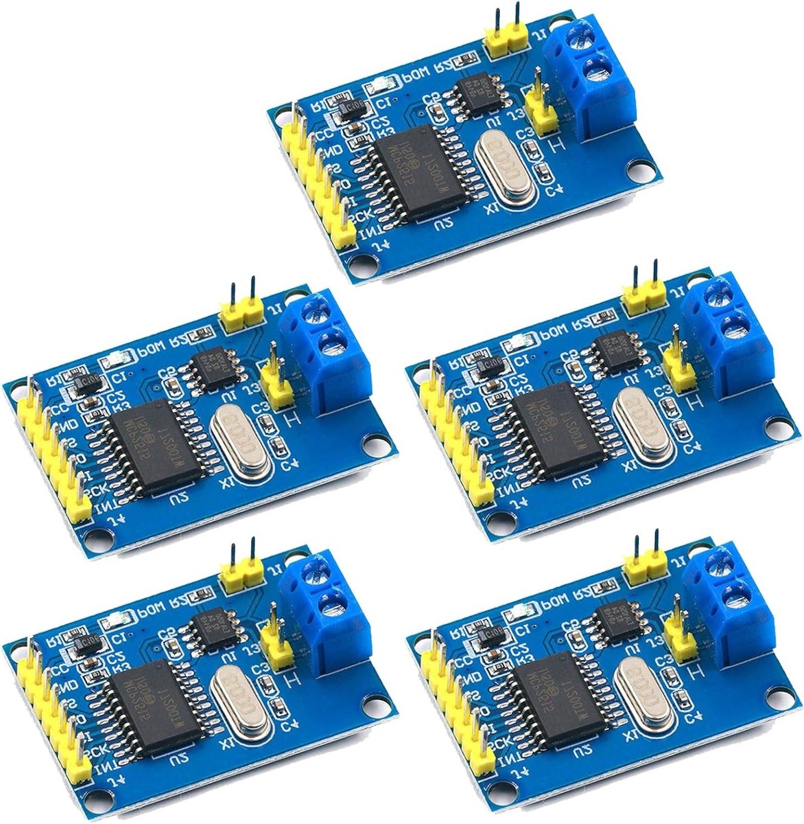 5 stuks CAN bus Shield MCP2515 modules voor Arduino en ARM controllers met TJA1050 en 5V voeding voor ontwikkeling