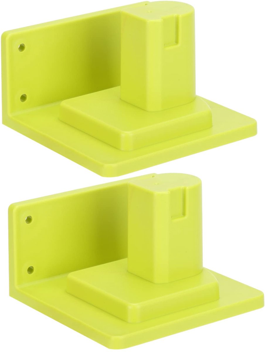 Dailygoody - Muurbeugel - Flexibele Gereedschapssteun - Hoge Hardheid - Ondersteuningstool - Opslagbesparend - Geschikt voor Ryobi One+ - 2-delig
