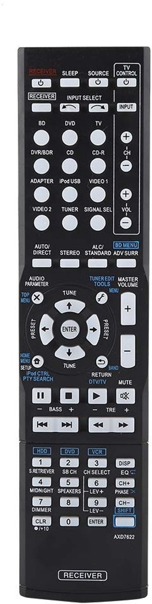 Dailygoody - Universele Vervangende Afstandsbediening - Compatibel met Pioneer - Ideaal voor Audio- en Videoapparatuur - Handzaam en Lichtgewicht - Vo...