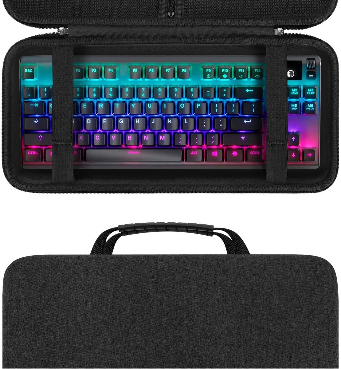 Dailygoody - Hard Travel Case - Draagtas Toetsenbord - Compact en Lichtgewicht - Beschermende Opbergdoos - Geschikt voor Toetsenbord - 87 Toetsenbor